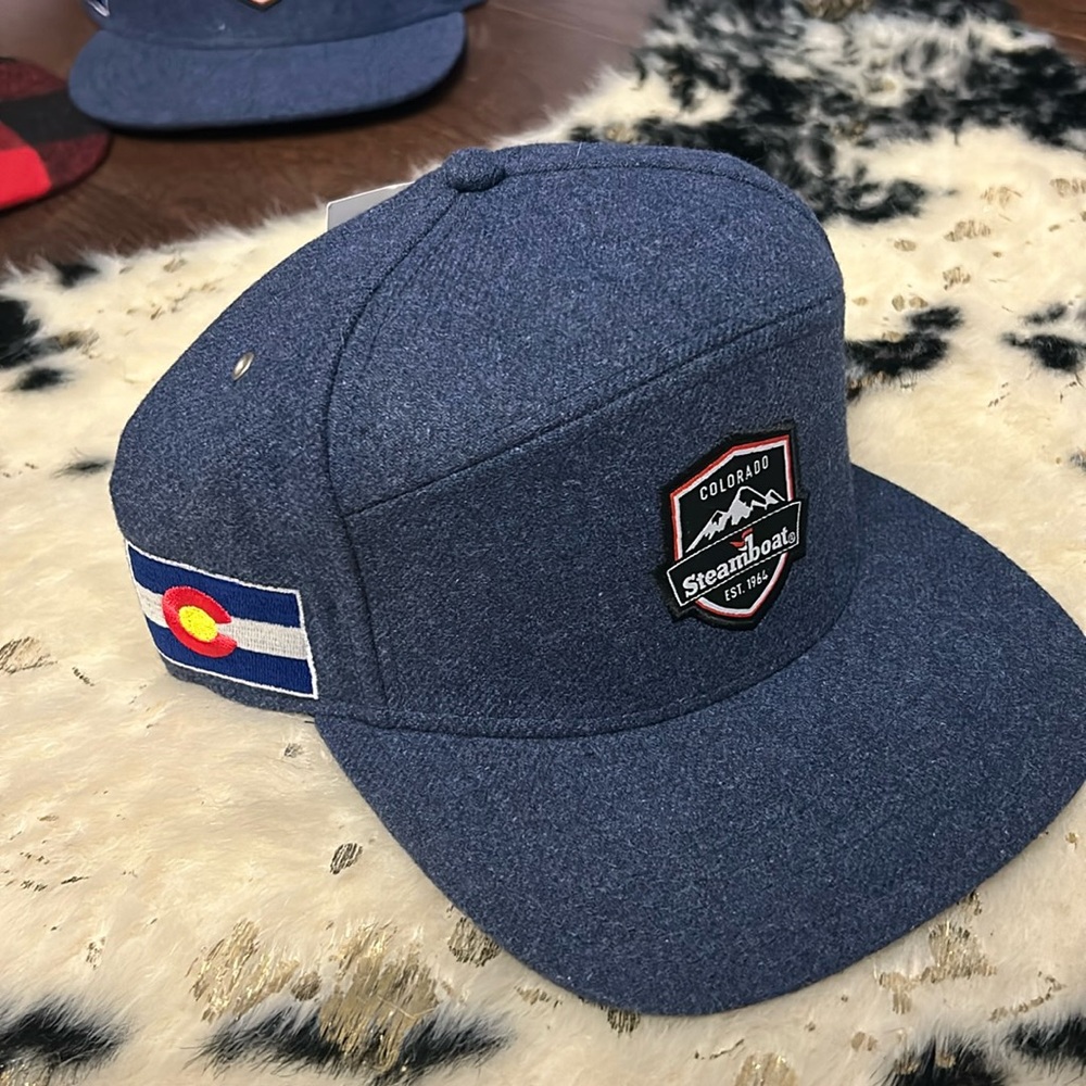 Steamboat Colorado Flatbrim Wool Raster Cap